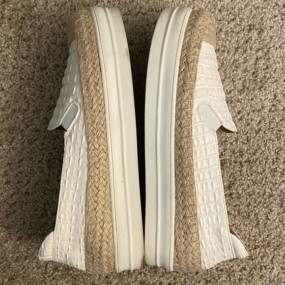 Women’s GLAZE White Alligator and Tan Shoes Size 10 🤍🤎 - Picture 6 of 7